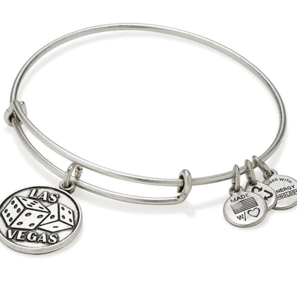 Alex and Ani Lucky in Vegas Charm Bangle - Picture 1 of 2